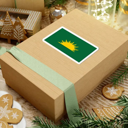 Green Sunburst Flag (Ireland) STICKER Vinyl Kiss-Cut Decal - The Sticker Space