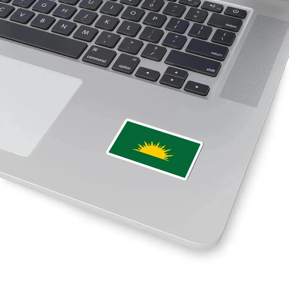 Green Sunburst Flag (Ireland) STICKER Vinyl Kiss-Cut Decal - The Sticker Space