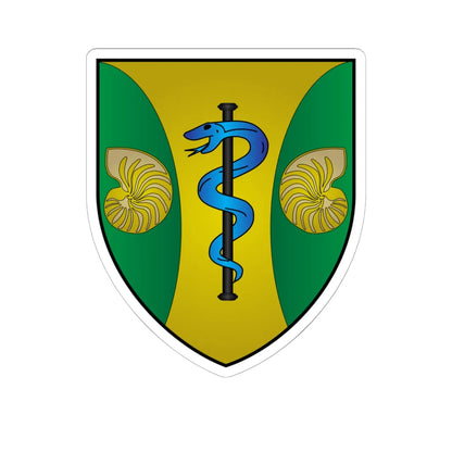 Green-Templeton College Oxford Coat Of Arms (England) (Coat of Arms) STICKER Vinyl Kiss-Cut Decal 6 Inch White - The Sticker Space