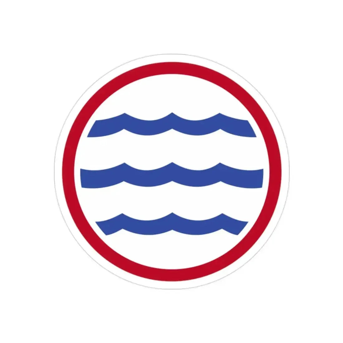 Greenland Base Command (U.S. Army) REVERSE PRINT Transparent Die-Cut STICKER 2 Inch Die-Cut Transparent - The Sticker Space