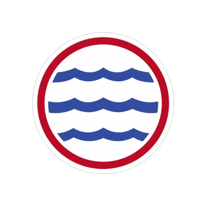 Greenland Base Command (U.S. Army) REVERSE PRINT Transparent Die-Cut STICKER 2 Inch Die-Cut Transparent - The Sticker Space