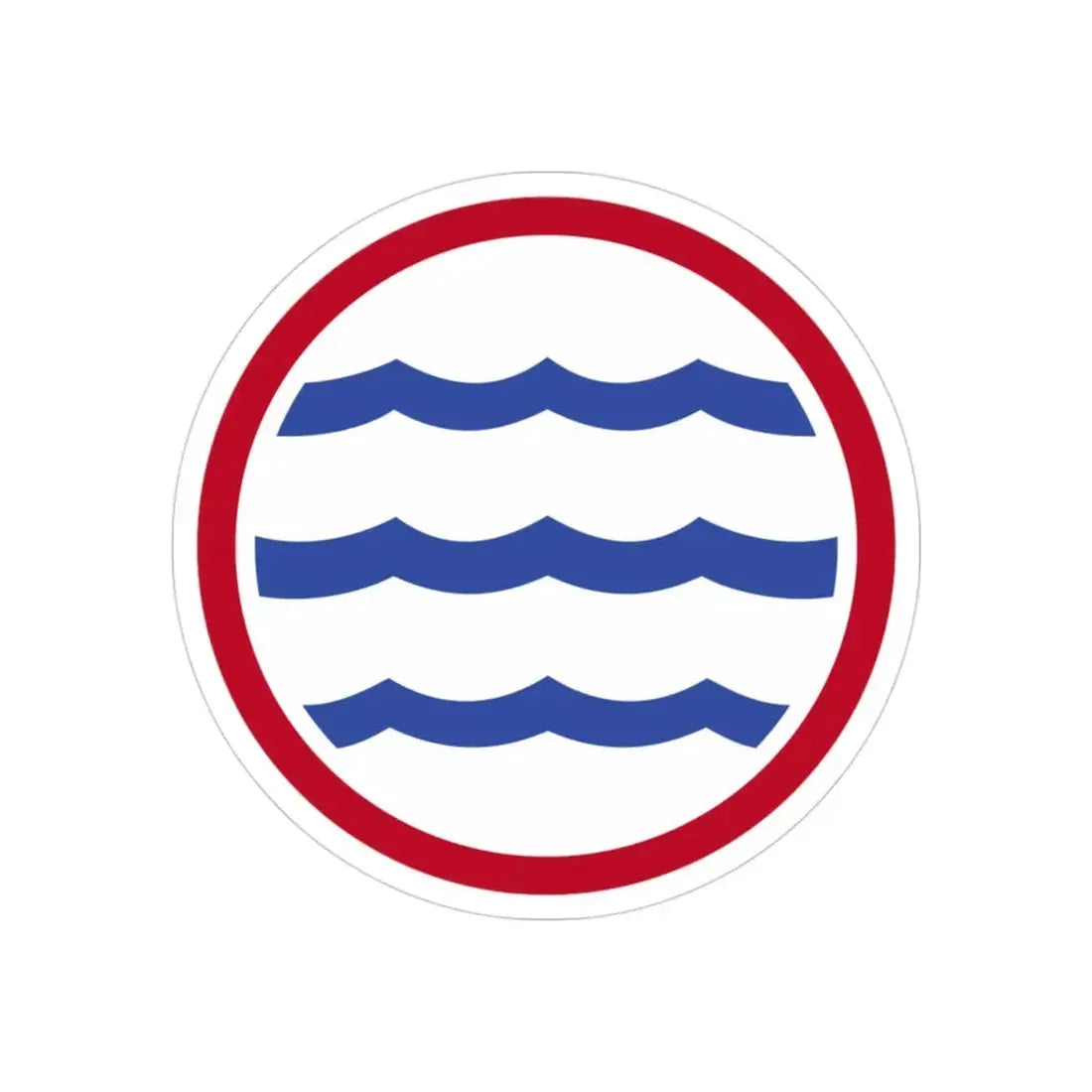 Greenland Base Command (U.S. Army) REVERSE PRINT Transparent Die-Cut STICKER 3 Inch Die-Cut Transparent - The Sticker Space