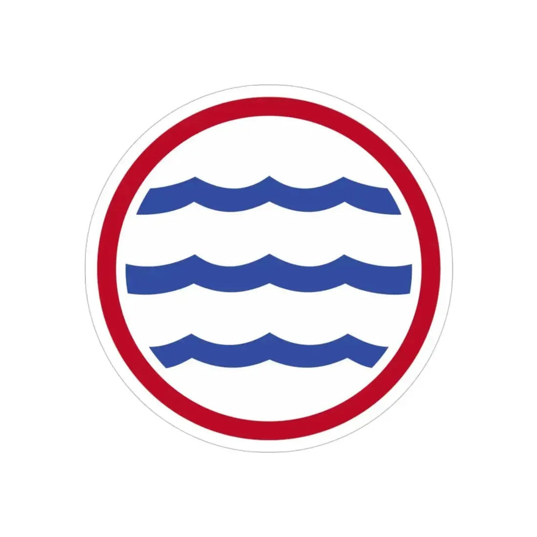 Greenland Base Command (U.S. Army) REVERSE PRINT Transparent Die-Cut STICKER 4 Inch Die-Cut Transparent - The Sticker Space