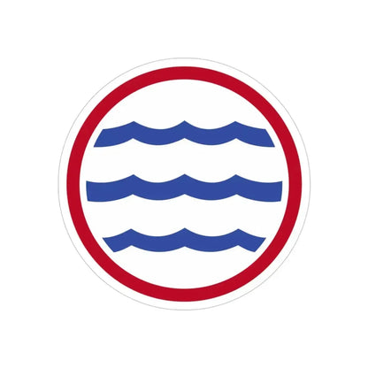 Greenland Base Command (U.S. Army) REVERSE PRINT Transparent Die-Cut STICKER 4 Inch Die-Cut Transparent - The Sticker Space