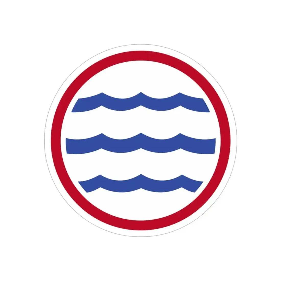 Greenland Base Command (U.S. Army) REVERSE PRINT Transparent Die-Cut STICKER 5 Inch Die-Cut Transparent - The Sticker Space