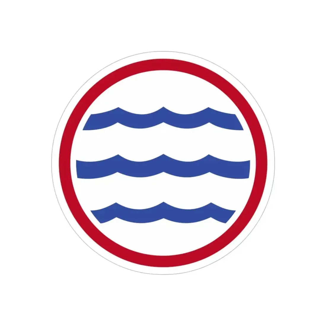 Greenland Base Command (U.S. Army) REVERSE PRINT Transparent Die-Cut STICKER 6 Inch Die-Cut Transparent - The Sticker Space