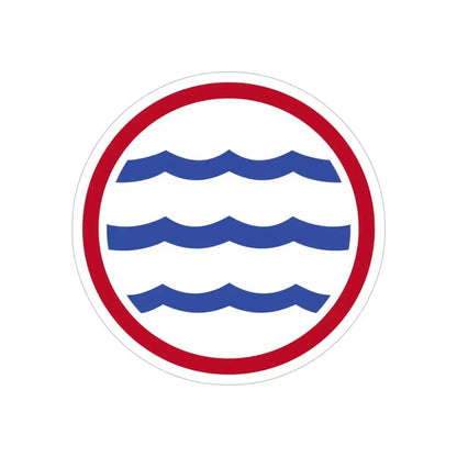 Greenland Base Command (U.S. Army) REVERSE PRINT Transparent Die-Cut STICKER 6 Inch Die-Cut Transparent - The Sticker Space