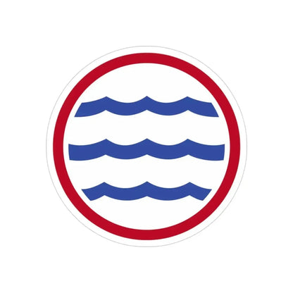 Greenland Base Command (U.S. Army) REVERSE PRINT Transparent Die-Cut STICKER - The Sticker Space