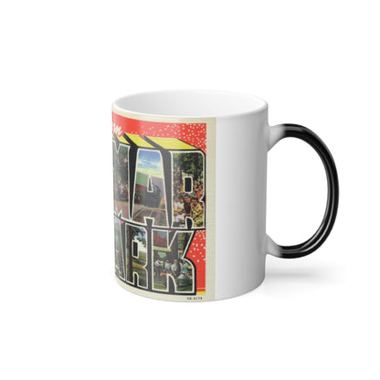 Greeting card from Pen Mar Park (Greeting Postcards) Color Changing Mug 11oz-11oz-The Sticker Space