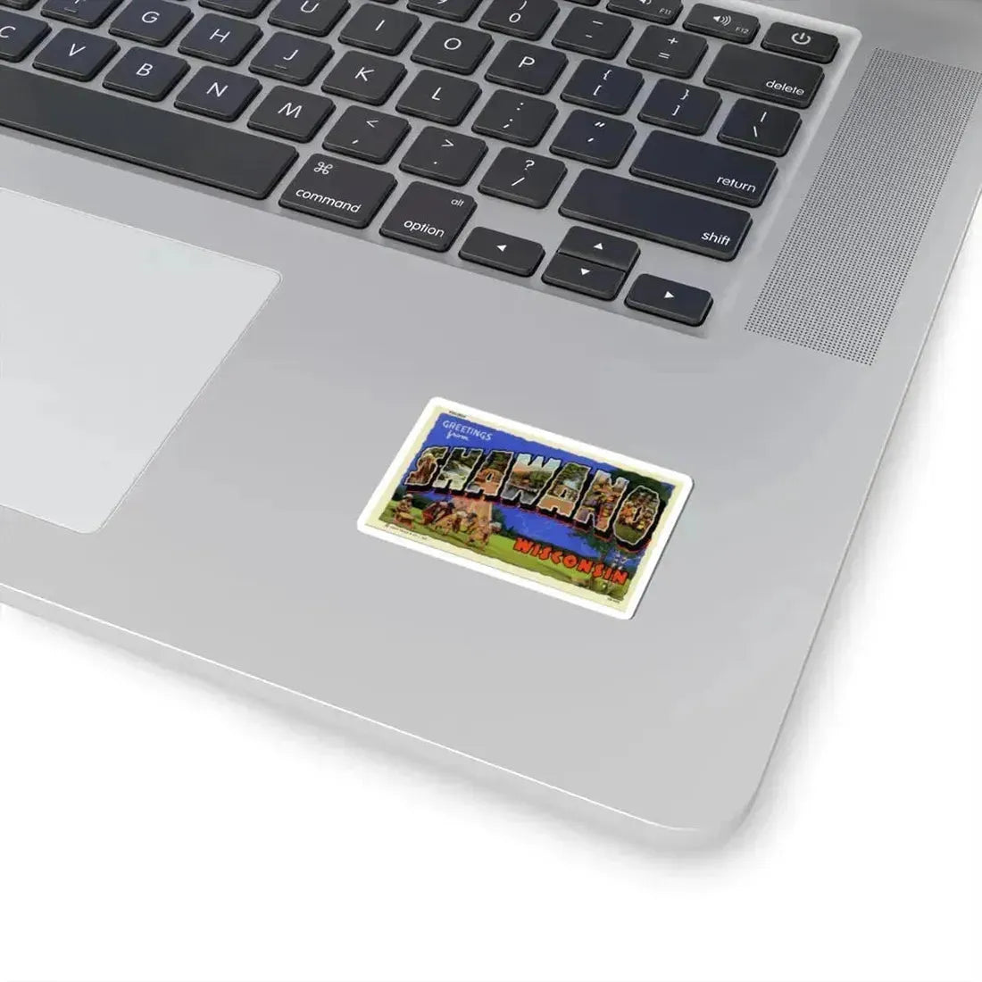 Greeting card from Shawano Wisconsin (Greeting Postcards) STICKER Vinyl Kiss-Cut Decal - The Sticker Space