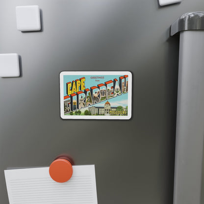 Greetings from Cape Girardeau Missouri (Greeting Postcards) Die-Cut Magnet-The Sticker Space