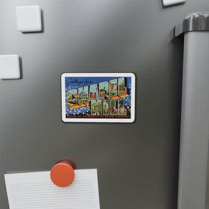 Greetings from Chapel Hill (Greeting Postcards) Die-Cut Magnet-The Sticker Space