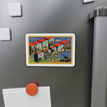 Greetings from Fort Bragg NC v2 (Greeting Postcards) Die-Cut Magnet-The Sticker Space