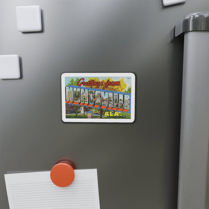 Greetings from Huntsville Alabama (Greeting Postcards) Die-Cut Magnet-The Sticker Space