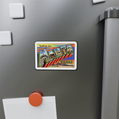 Greetings from Marfa Texas (Greeting Postcards) Die-Cut Magnet-The Sticker Space