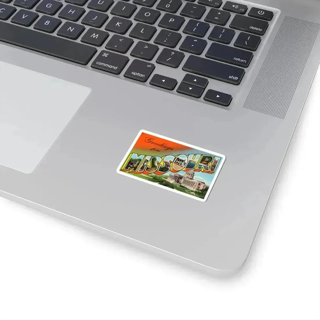 Greetings from Missouri (Greeting Postcards) STICKER Vinyl Kiss-Cut Decal - The Sticker Space