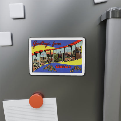 Greetings from Moultrie Georgia (Greeting Postcards) Die-Cut Magnet-The Sticker Space