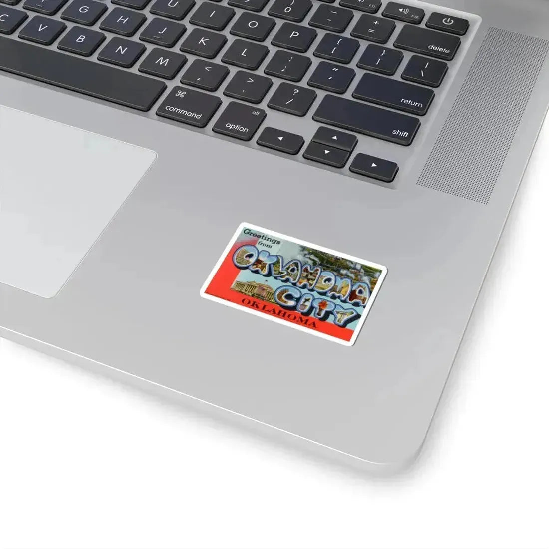 Greetings from Oklahoma City Oklahoma (Greeting Postcards) STICKER Vinyl Kiss-Cut Decal - The Sticker Space