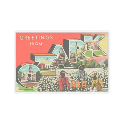 Greetings from Ozark Ala (Greeting Postcards) STICKER Vinyl Kiss-Cut Decal 3 Inch Transparent - The Sticker Space