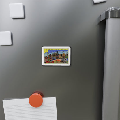 Greetings from Richmond Indiana (Greeting Postcards) Die-Cut Magnet-The Sticker Space