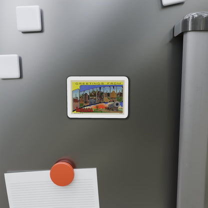 Greetings from Richmond Indiana (Greeting Postcards) Die-Cut Magnet-The Sticker Space