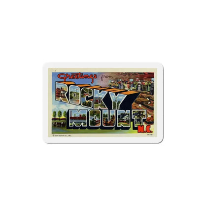 Greetings from Rocky Mount NC (Greeting Postcards) Refrigerator Magnet 6 Inch - The Sticker Space