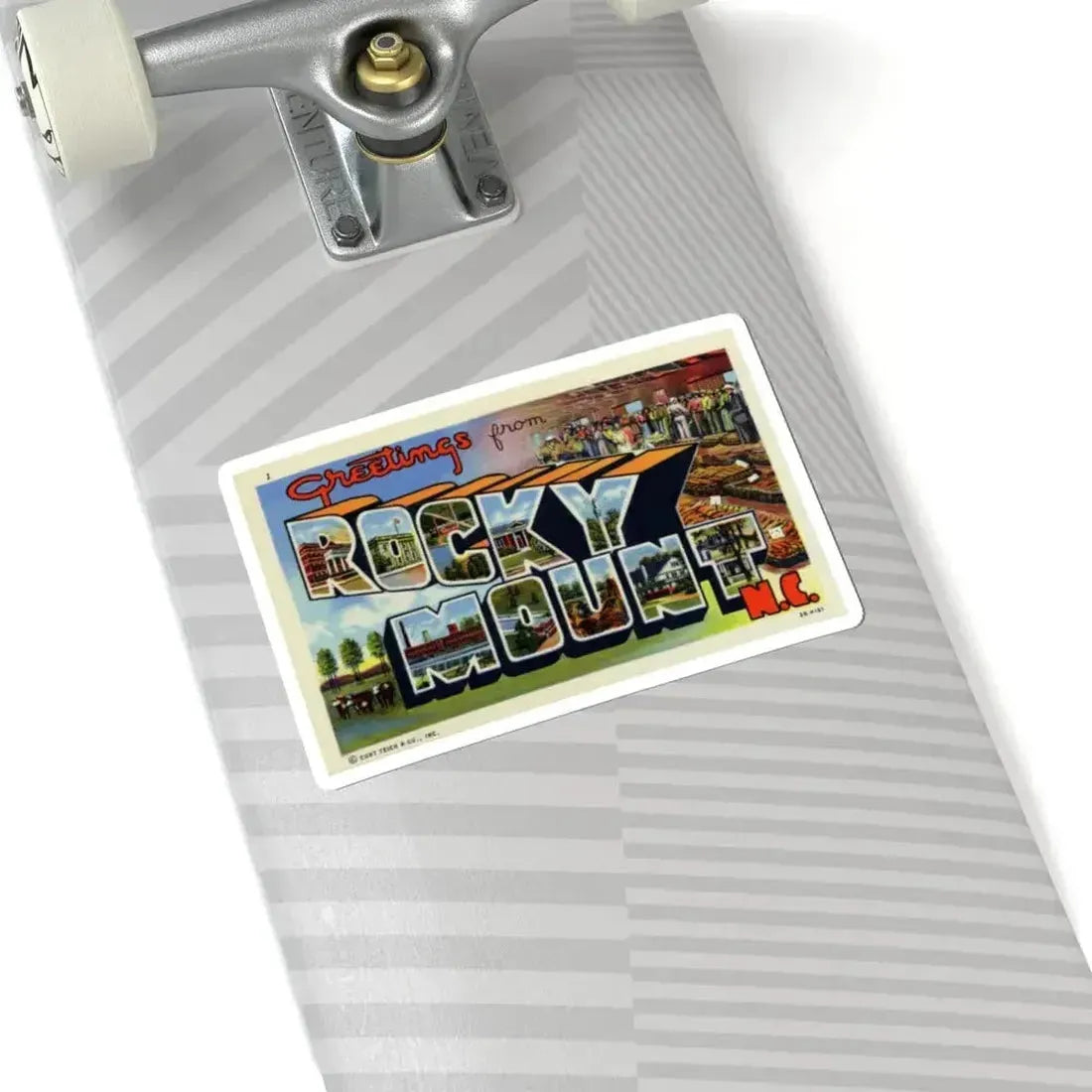 Greetings from Rocky Mount NC (Greeting Postcards) STICKER Vinyl Kiss-Cut Decal - The Sticker Space