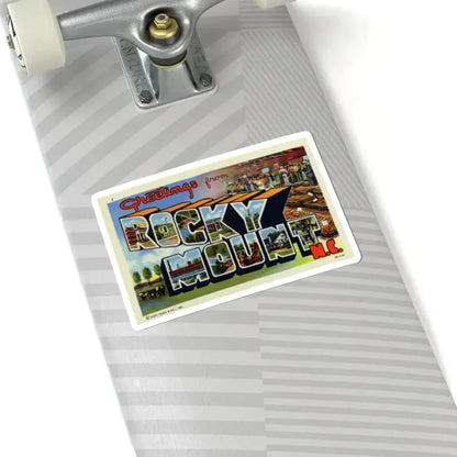 Greetings from Rocky Mount NC (Greeting Postcards) STICKER Vinyl Kiss-Cut Decal - The Sticker Space