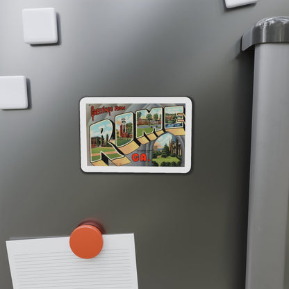 Greetings from Rome Georgia (Greeting Postcards) Die-Cut Magnet-The Sticker Space