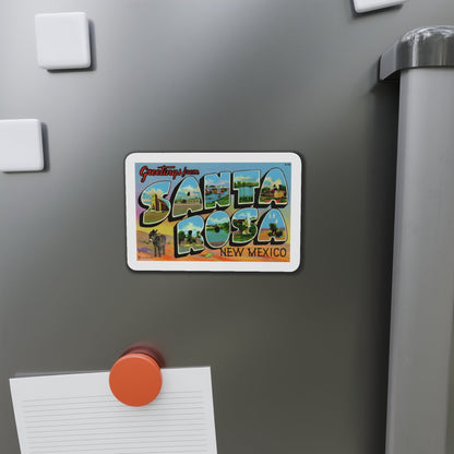 Greetings from Santa Rosa New Mexico (Greeting Postcards) Die-Cut Magnet-The Sticker Space