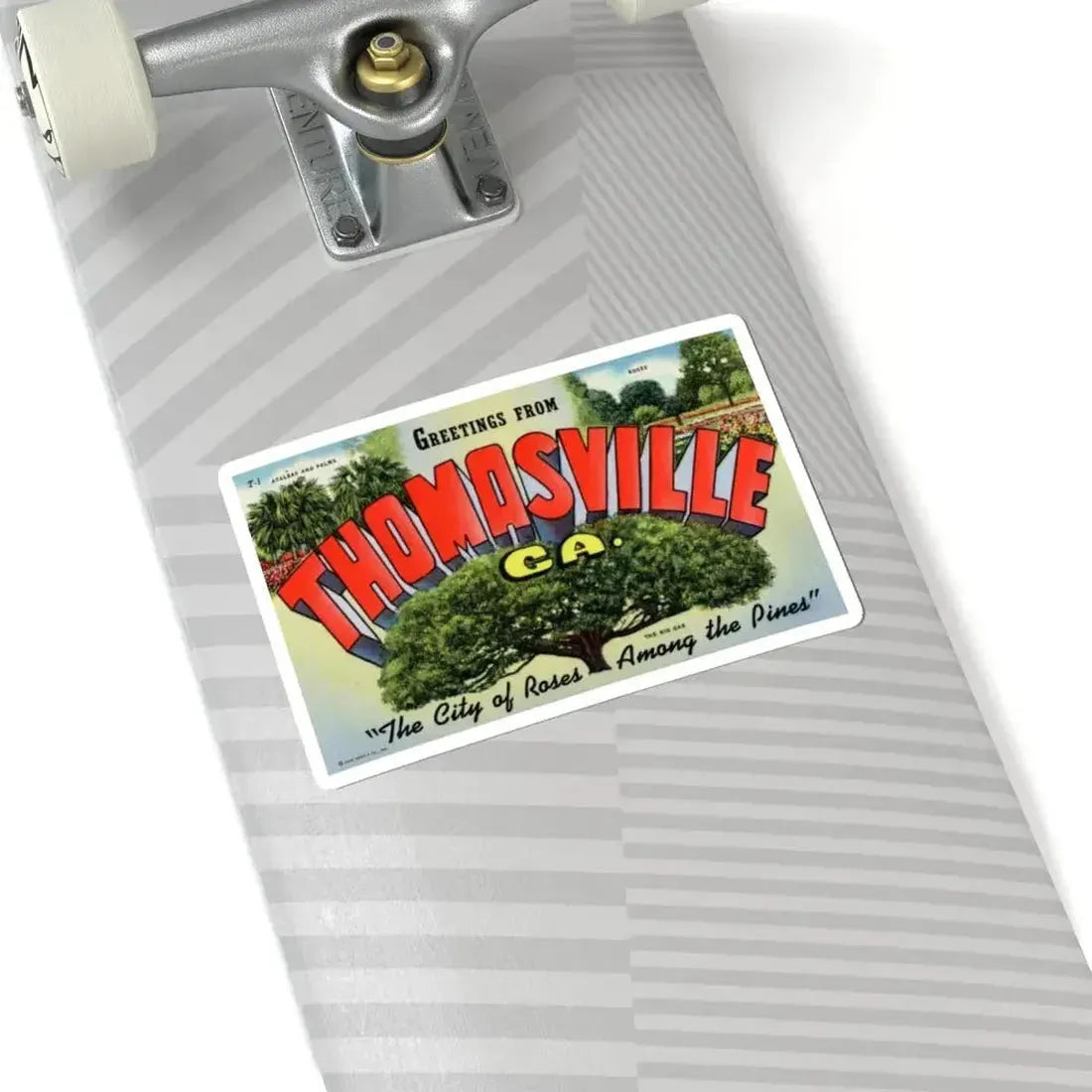 Greetings from Thomasville Ga (Greeting Postcards) STICKER Vinyl Kiss-Cut Decal - The Sticker Space