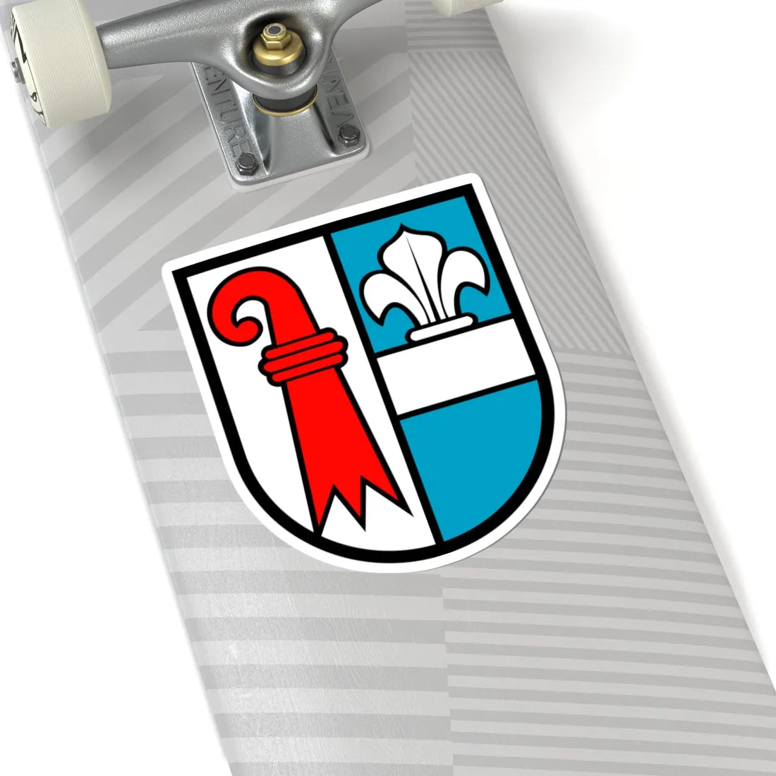 Grellingen coat of arms (Switzerland) (Coat of Arms) STICKER Vinyl Kiss-Cut Decal - The Sticker Space