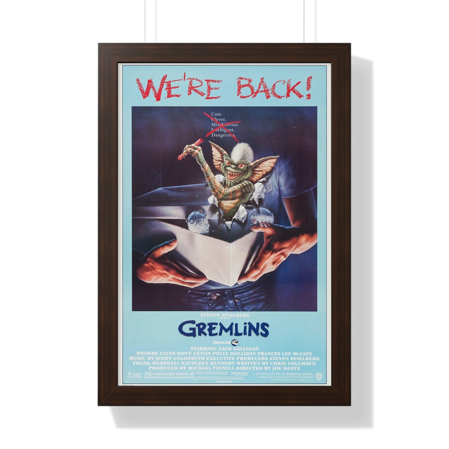 GREMLINS 1984 - Framed Movie Poster-16″ x 24″-The Sticker Space