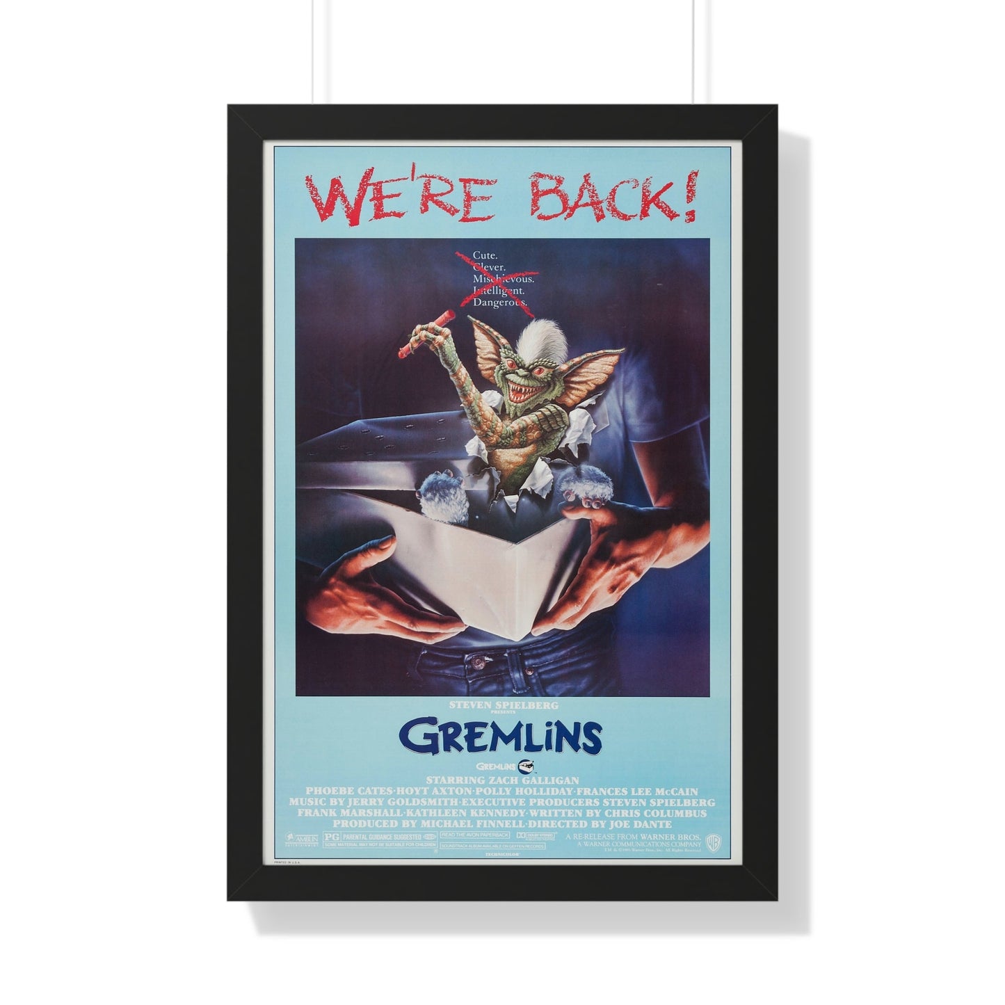 GREMLINS 1984 - Framed Movie Poster-20" x 30"-The Sticker Space