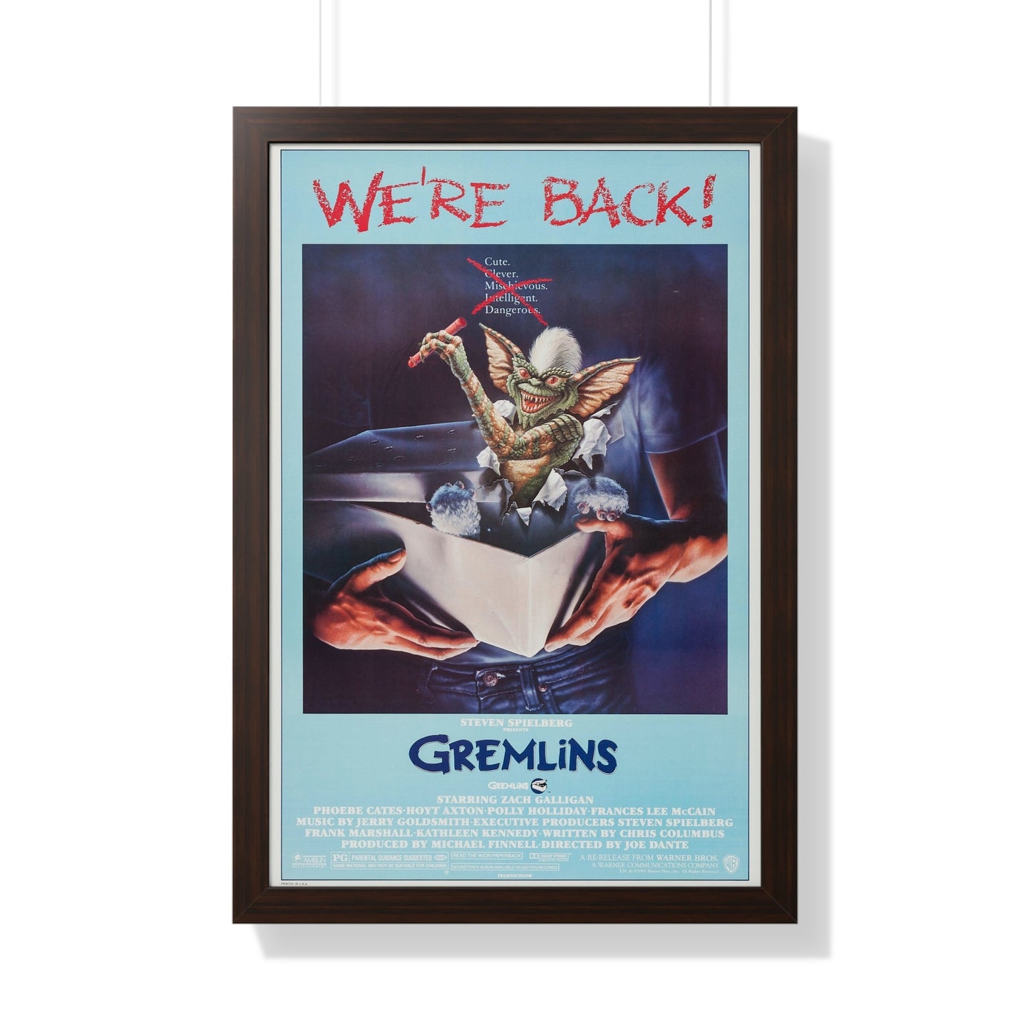 GREMLINS 1984 - Framed Movie Poster-20" x 30"-The Sticker Space