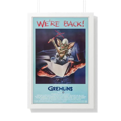 GREMLINS 1984 - Framed Movie Poster 20" x 30" White - The Sticker Space