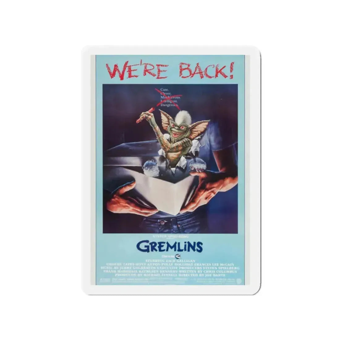 GREMLINS 1984 Movie Poster - Refrigerator Magnet 2 Inch - The Sticker Space