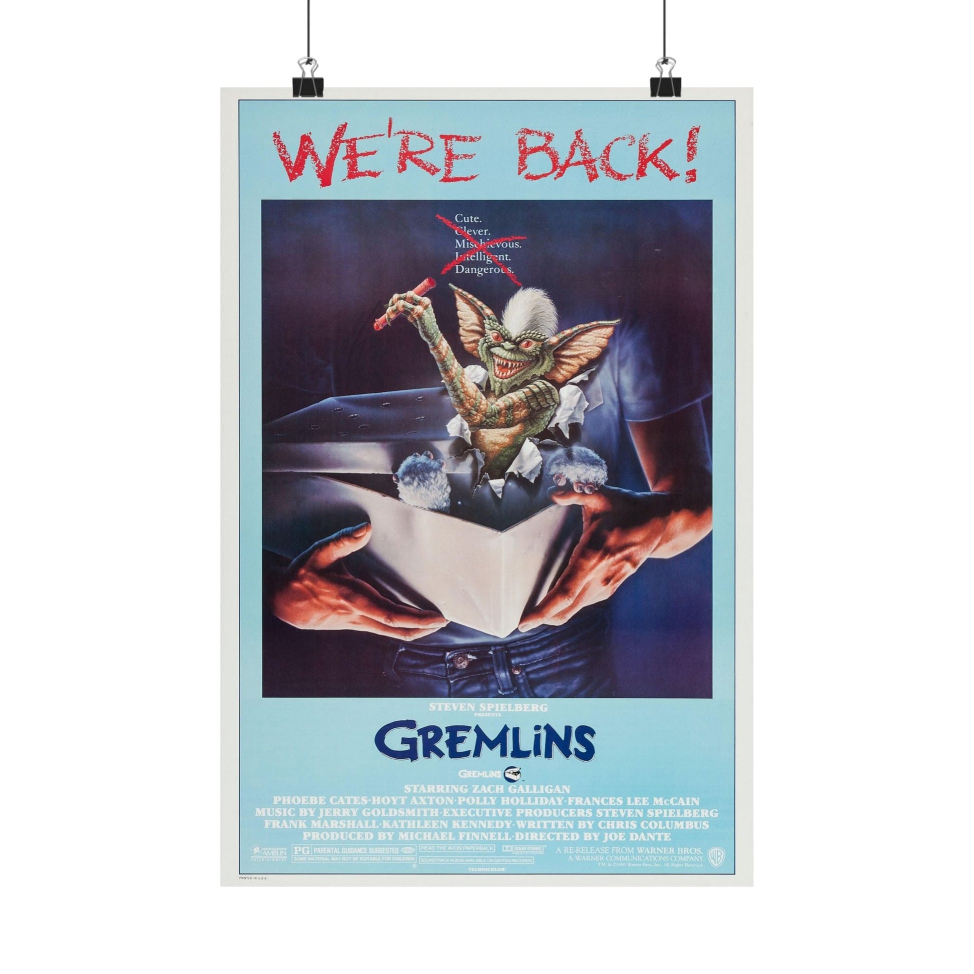 GREMLINS 1984 - Paper Movie Poster-12″ x 18″-The Sticker Space