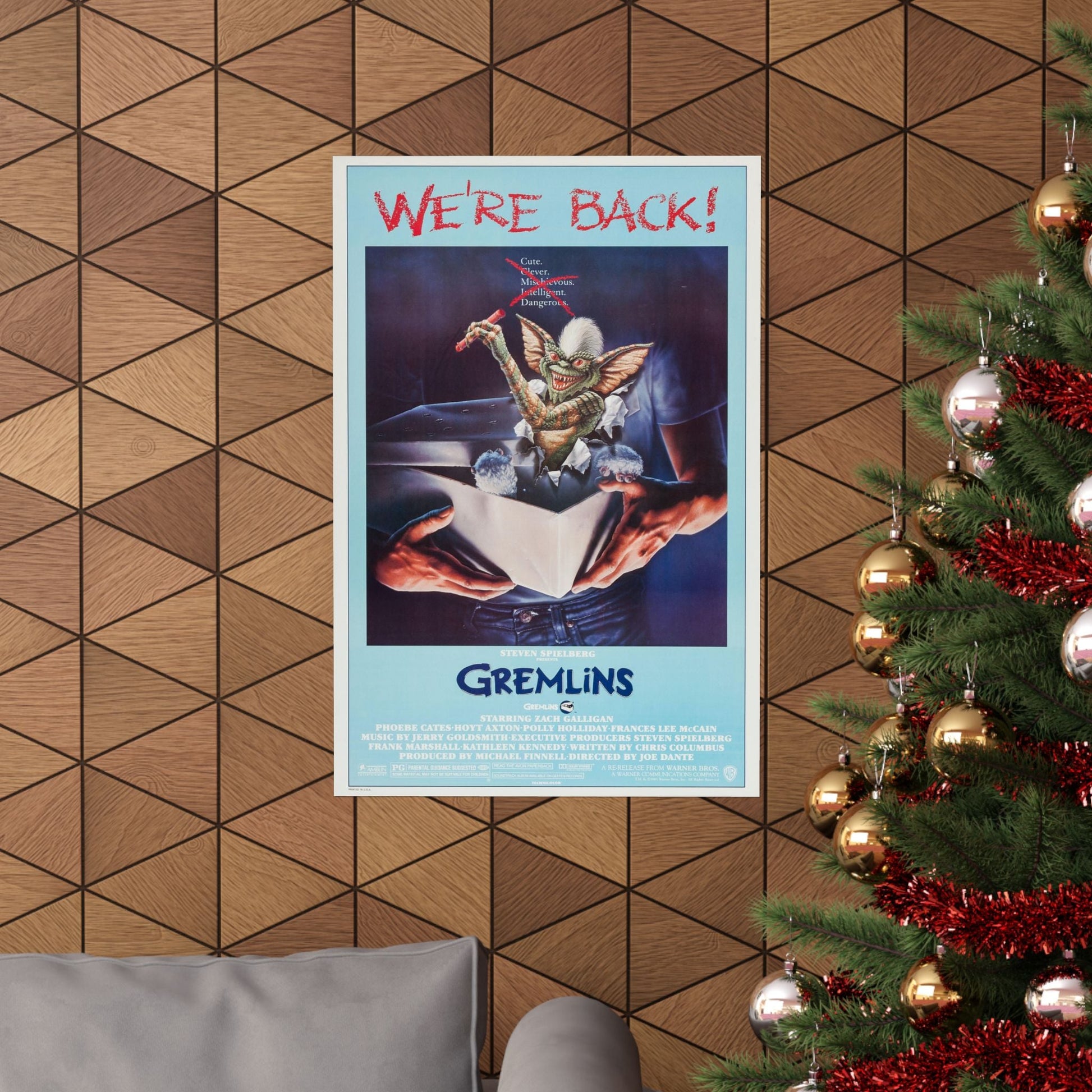 GREMLINS 1984 - Paper Movie Poster-The Sticker Space