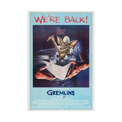 GREMLINS 1984 - Paper Movie Poster - The Sticker Space