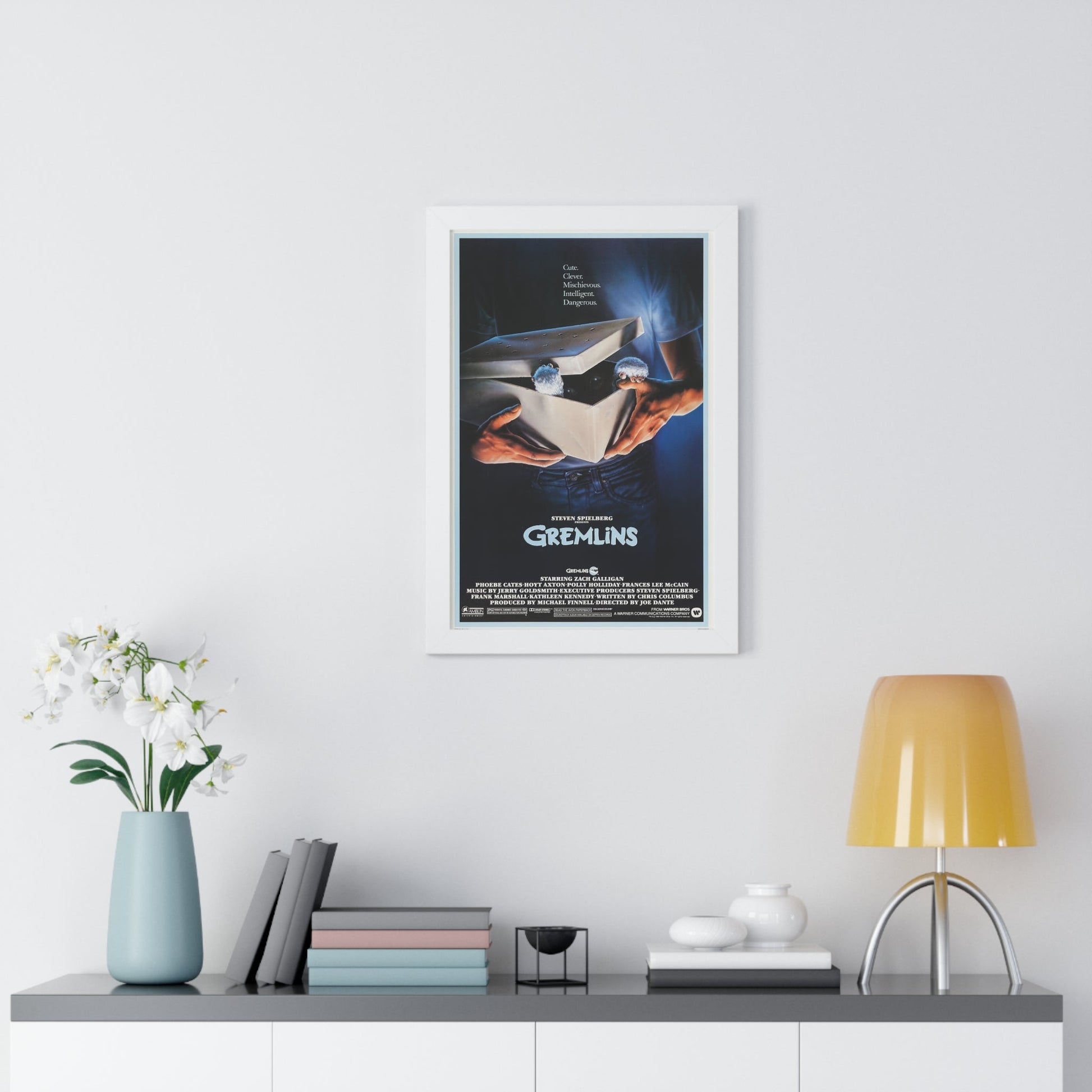 GREMLINS (TEASER) 1984 - Framed Movie Poster-The Sticker Space