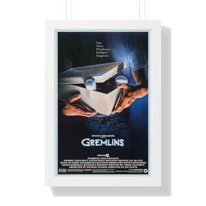 GREMLINS (TEASER) 1984 - Framed Movie Poster-16″ x 24″-The Sticker Space