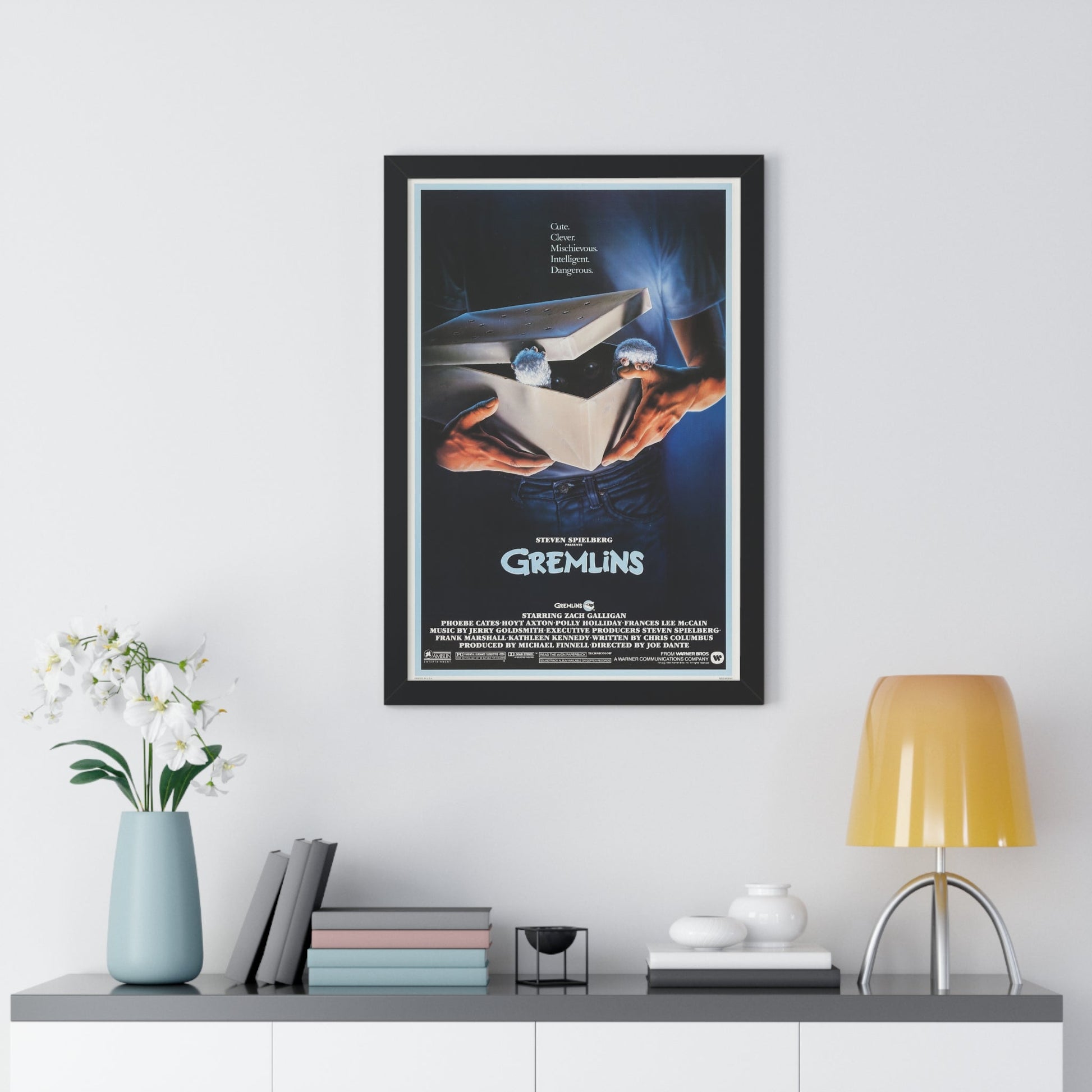 GREMLINS (TEASER) 1984 - Framed Movie Poster-The Sticker Space