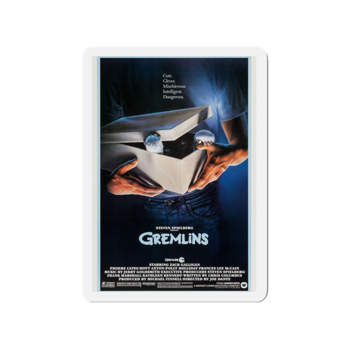 GREMLINS (TEASER) 1984 Movie Poster - Die-Cut Magnet-2" x 2"-The Sticker Space