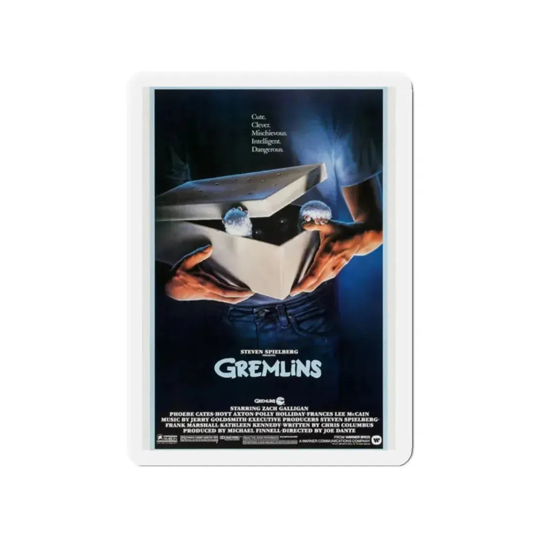 GREMLINS (TEASER) 1984 Movie Poster - Refrigerator Magnet 2 Inch - The Sticker Space
