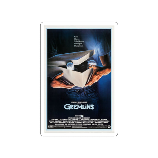 GREMLINS (TEASER) 1984 Movie Poster STICKER Vinyl Die-Cut Decal-2 Inch-The Sticker Space