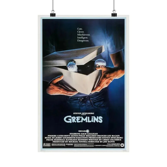 GREMLINS (TEASER) 1984 - Paper Movie Poster 12″ x 18″ Matte - The Sticker Space