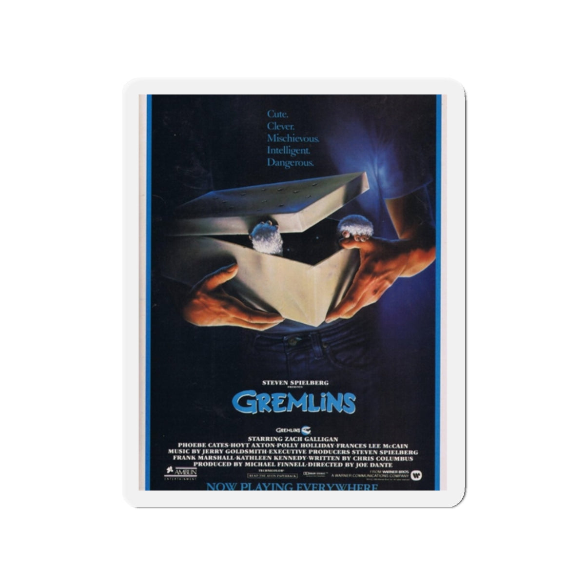 GREMLINS (TEASER) 2 1984 Movie Poster - Die-Cut Magnet-2" x 2"-The Sticker Space