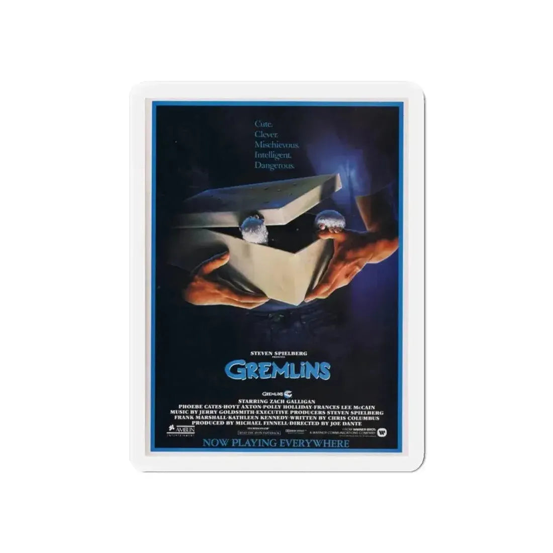 GREMLINS (TEASER) 2 1984 Movie Poster - Refrigerator Magnet - The Sticker Space