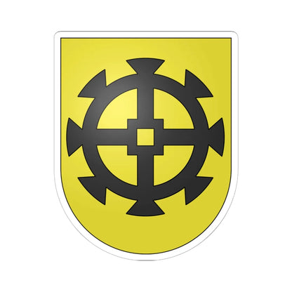 Greng-coat of arms (Switzerland) (Coat of Arms) STICKER Vinyl Kiss-Cut Decal 6 Inch White - The Sticker Space